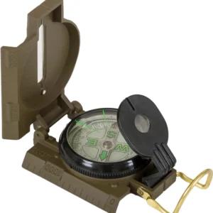Highlander Heavy Duty Folding Compass COM005 Olive